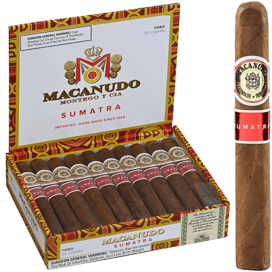 Macanudo Sumatra Toro Box Pressed 20 Ct. Box 6X50
