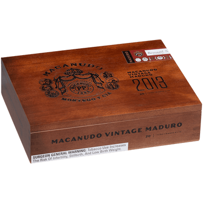 Macanudo Vintage Maduro 2013 Toro Grande 20 Ct. Box 6.00X54