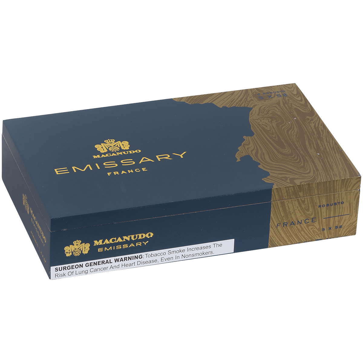 Macanudo Emissary France Robusto 16 Ct. Box 5.00X52