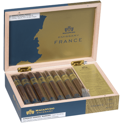 Macanudo Emissary France Toro 16 Ct. Box 6.00X52