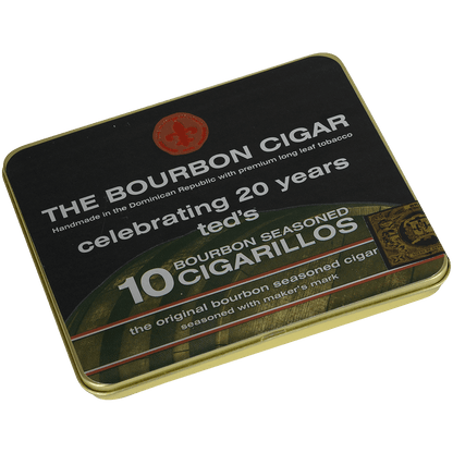 The Bourbon Cigar By Ted'S Cigarillos 5/10 Ct. Tins 4.00X28