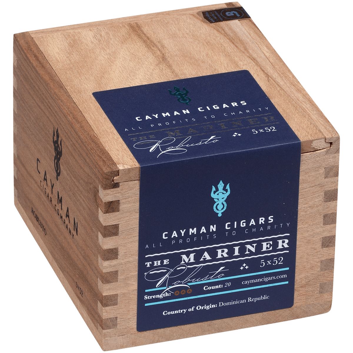 Cayman Cigars Mariner Robusto 20 Ct. Box 5.00X52