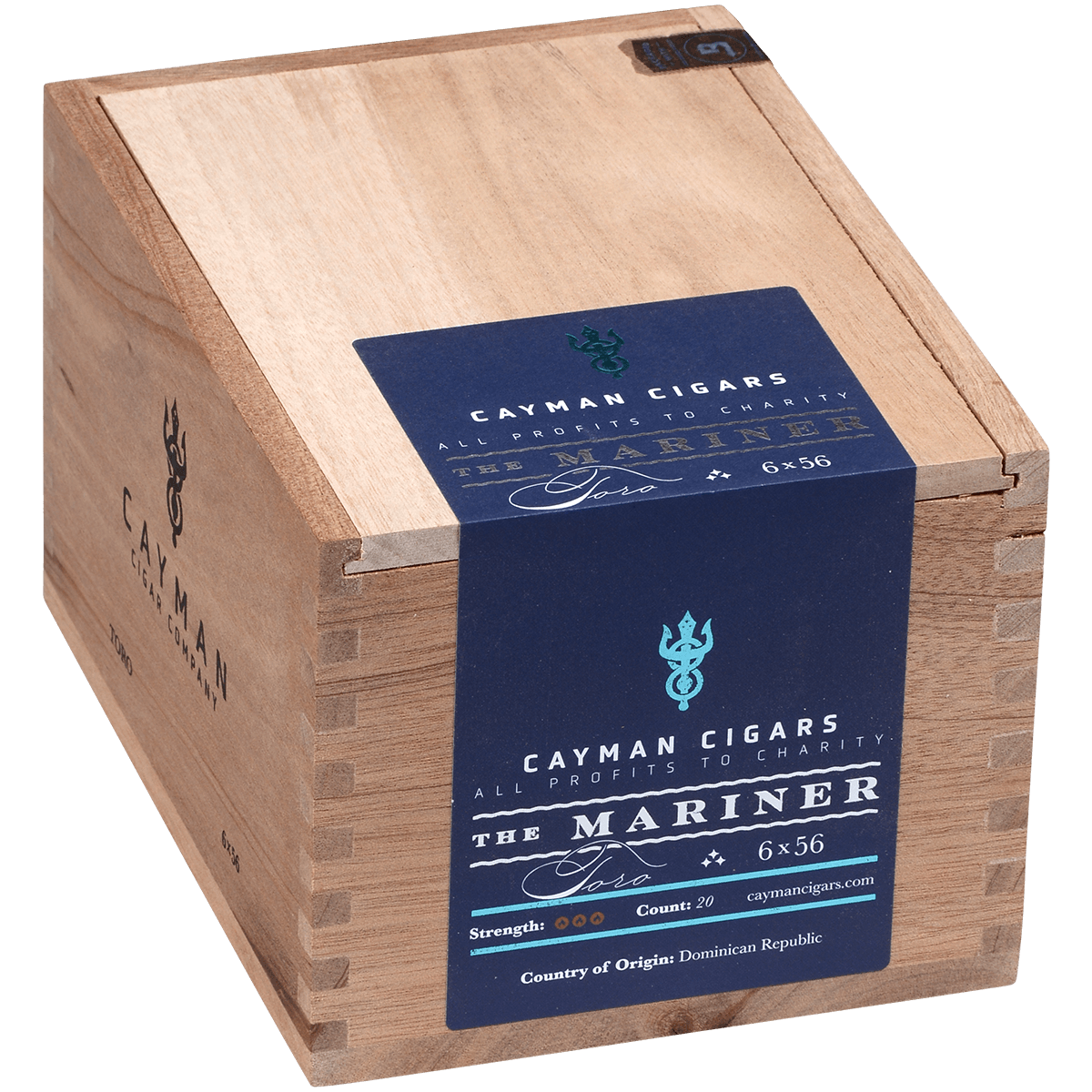 Cayman Cigars Mariner Toro 20 Ct. Box 6.00X56