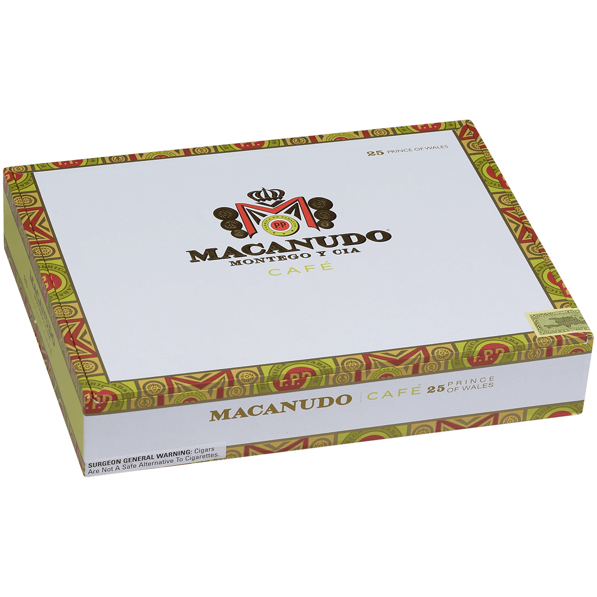 Macanudo Cafe Prince Of Wales 25 Ct. Box 8.00X52