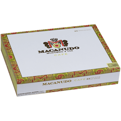 Macanudo Cafe Prince Of Wales 25 Ct. Box 8.00X52