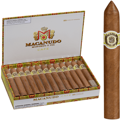 Macanudo Cafe Duke Of Windsor 25 Ct. Box 6.00X50