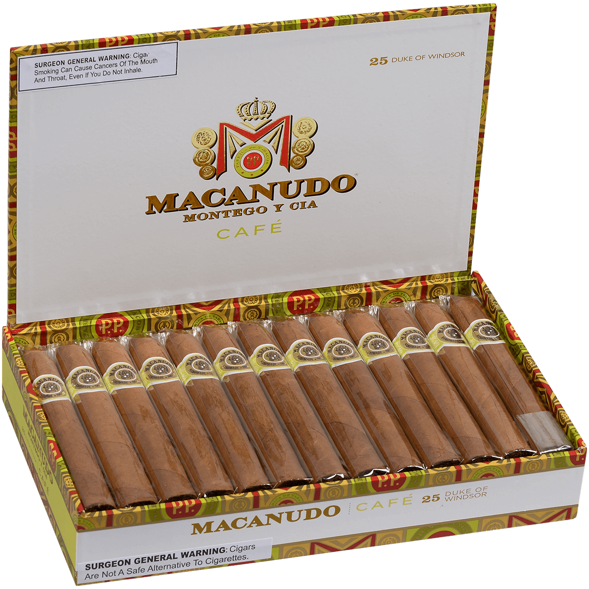 Macanudo Cafe Duke Of Windsor 25 Ct. Box 6.00X50