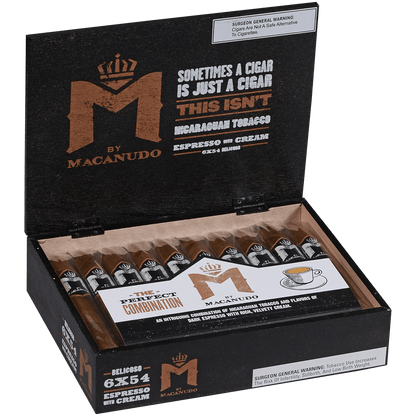 M By Macanudo Espresso Belicoso 20 Ct Box 6X54