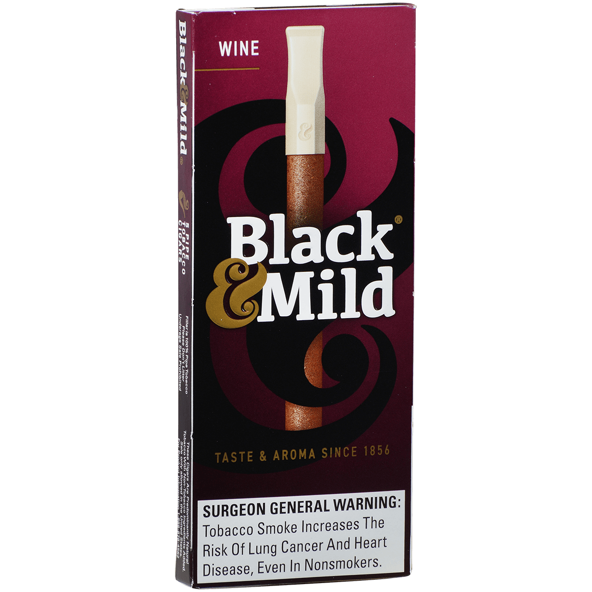 Middletons Black & Mild Wine 10/5 Packs 5.00X30