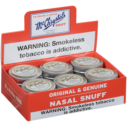Dry Snuff Mcchrystal'S Original & Genuine 12'S 8.75 Gram