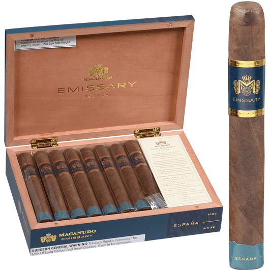 Macanudo Emissary Espana Toro 16 Ct. Box 6.00X52