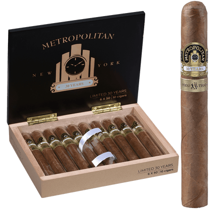 Limited Edition Ferio Tego Metroplitan 30 Years 10Ct Box Toro 6X50