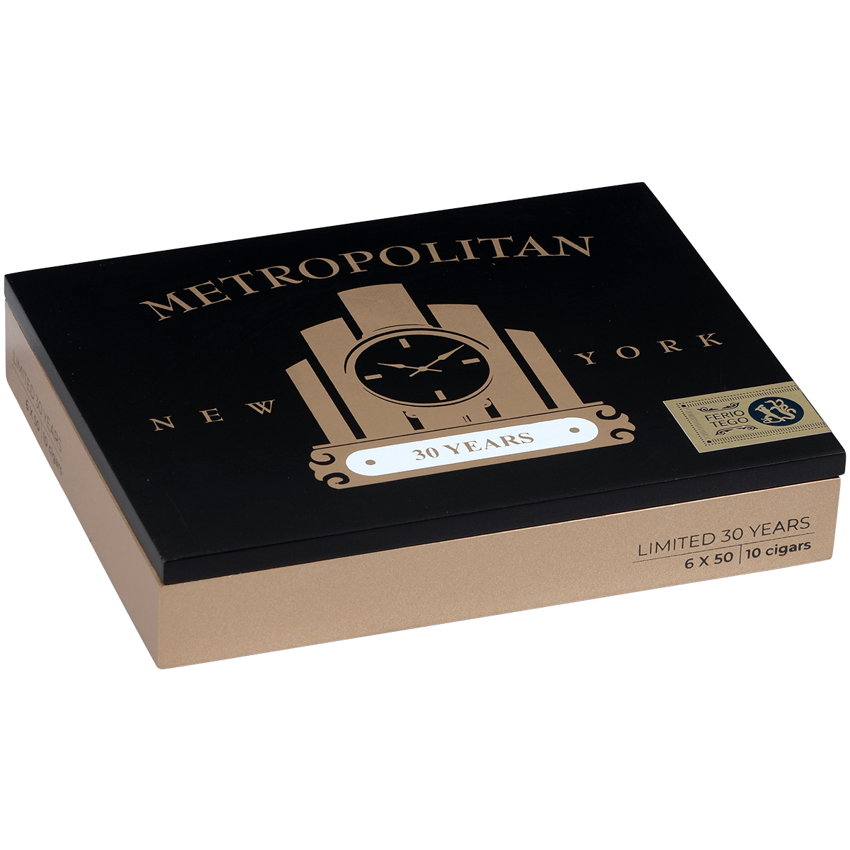 Limited Edition Ferio Tego Metroplitan 30 Years 10Ct Box Toro 6X50