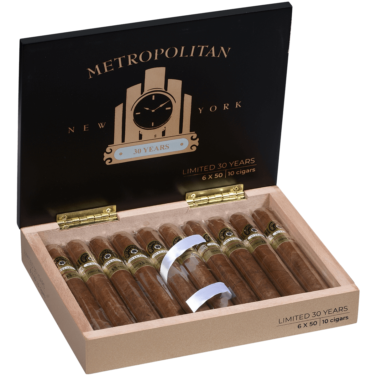 Limited Edition Ferio Tego Metroplitan 30 Years 10Ct Box Toro 6X50