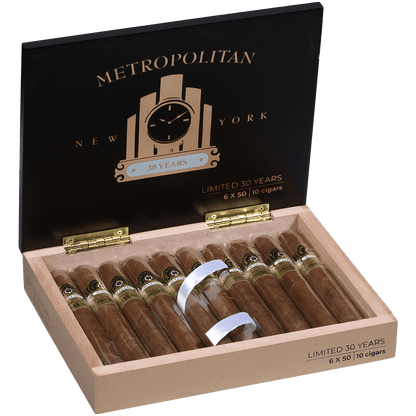 Limited Edition Ferio Tego Metroplitan 30 Years 10Ct Box Toro 6X50
