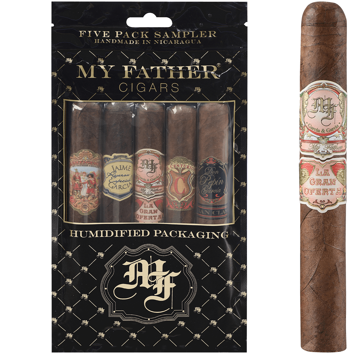 My Father Assorted Humidified Bag 25 Ct. (5/5) Pack 6.00 X 50