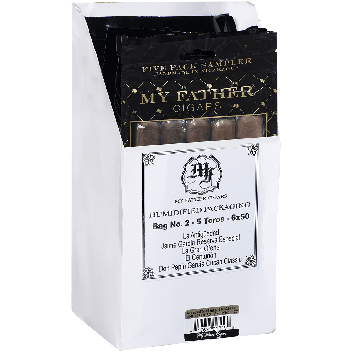 My Father Assorted Humidified Bag 25 Ct. (5/5) Pack 6.00 X 50