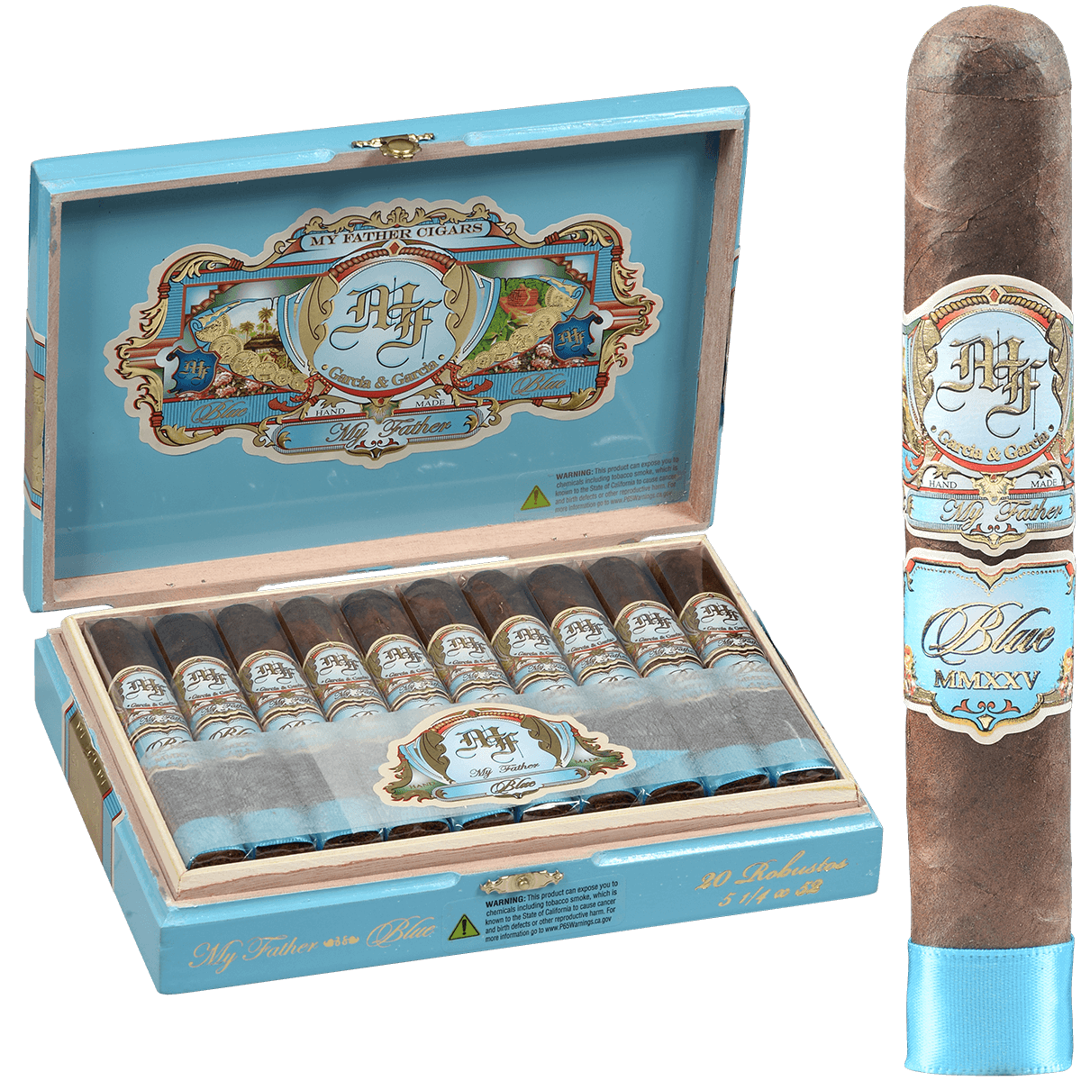 My Father Blue Honduras Robusto 20 Ct. Box 5 1/4X52
