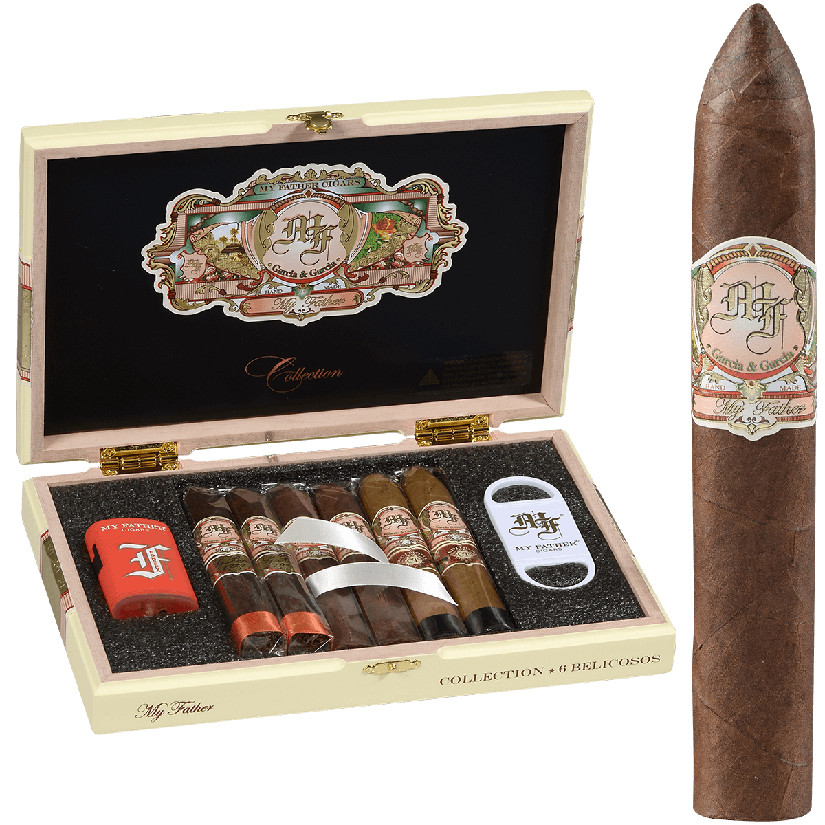 My Father Collection Belicoso Sampler 6 Ct. 5 1/2 X 54