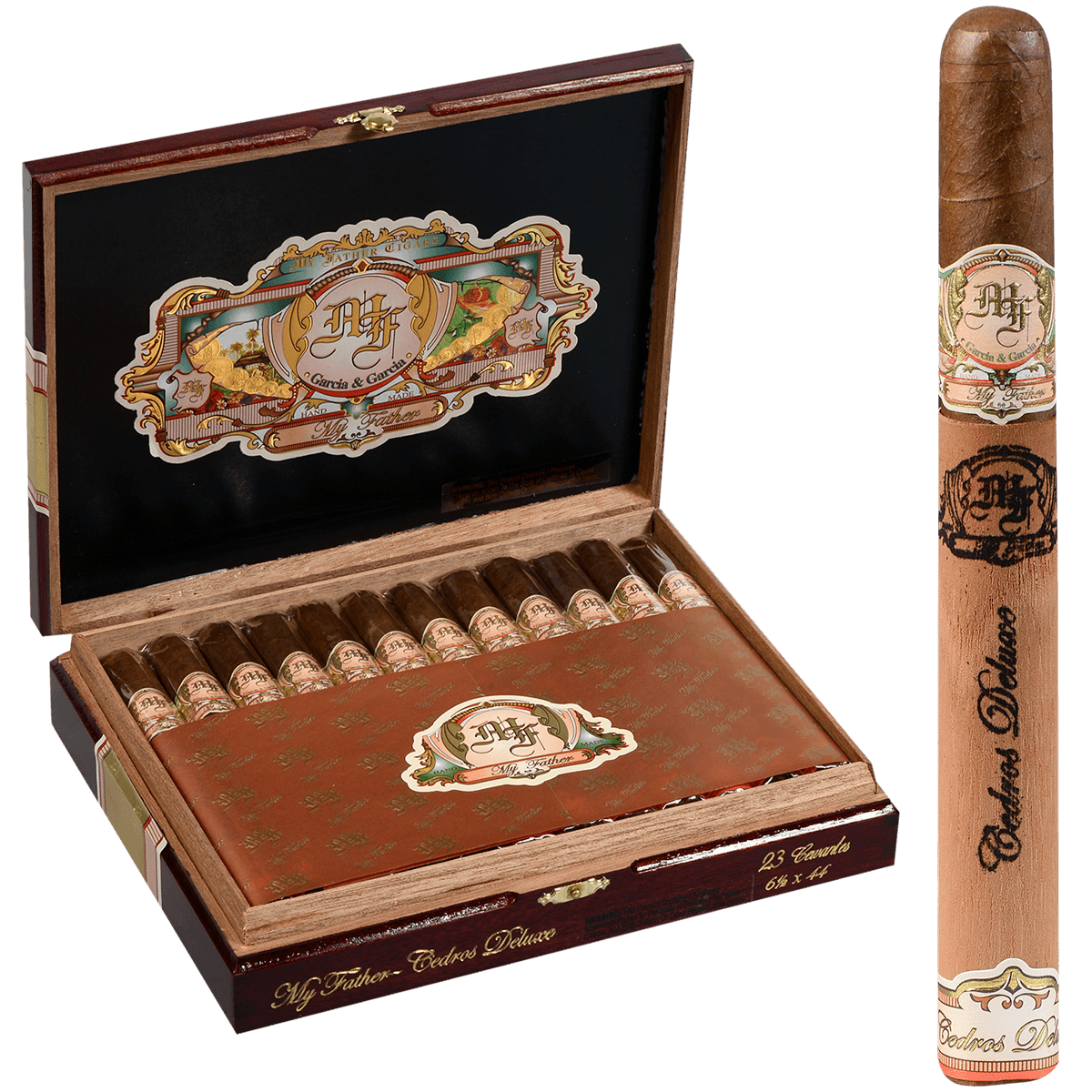 My Father Cedros Deluxe Cervantes 23 Ct. Box 6.50X44
