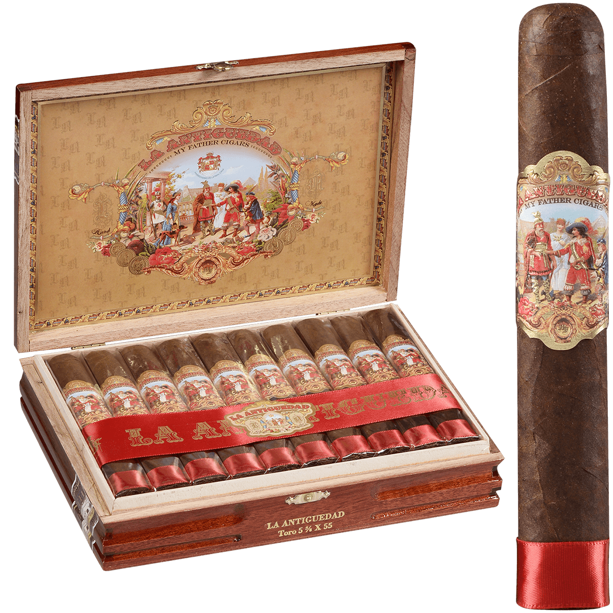 My Father La Antiguedad Toro 20Ct Box 5 5/8 X55