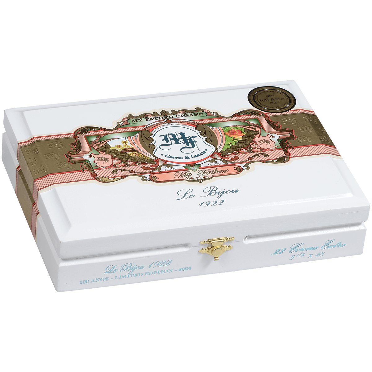 **MY FATHER LE BIJOU-100 YEARS CORONA EXTRA 22 CT. BOX 5.50X48
