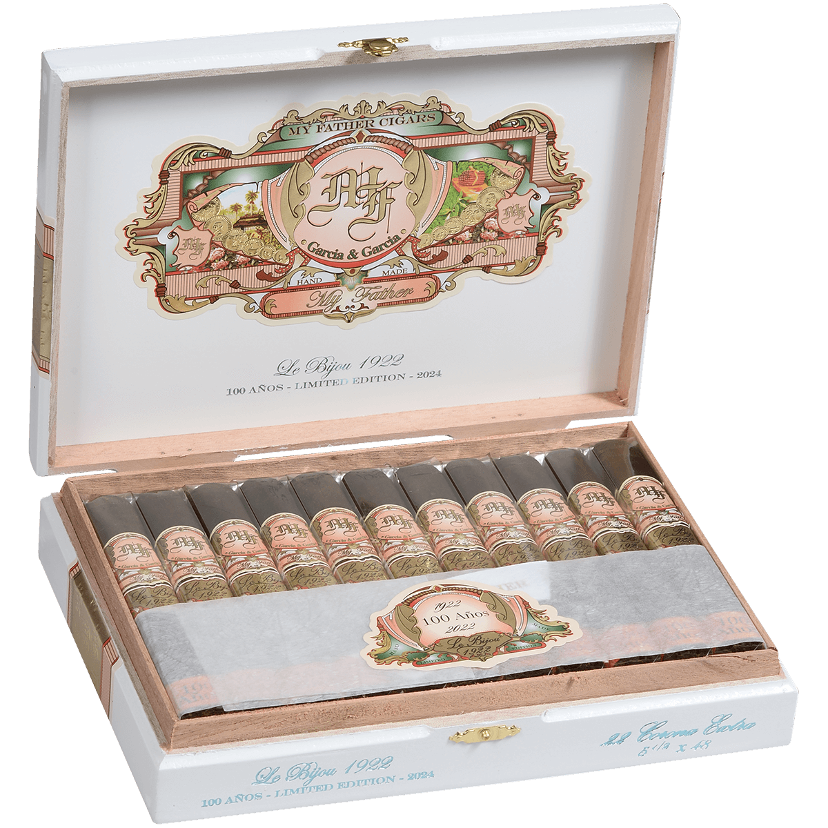 **MY FATHER LE BIJOU-100 YEARS CORONA EXTRA 22 CT. BOX 5.50X48