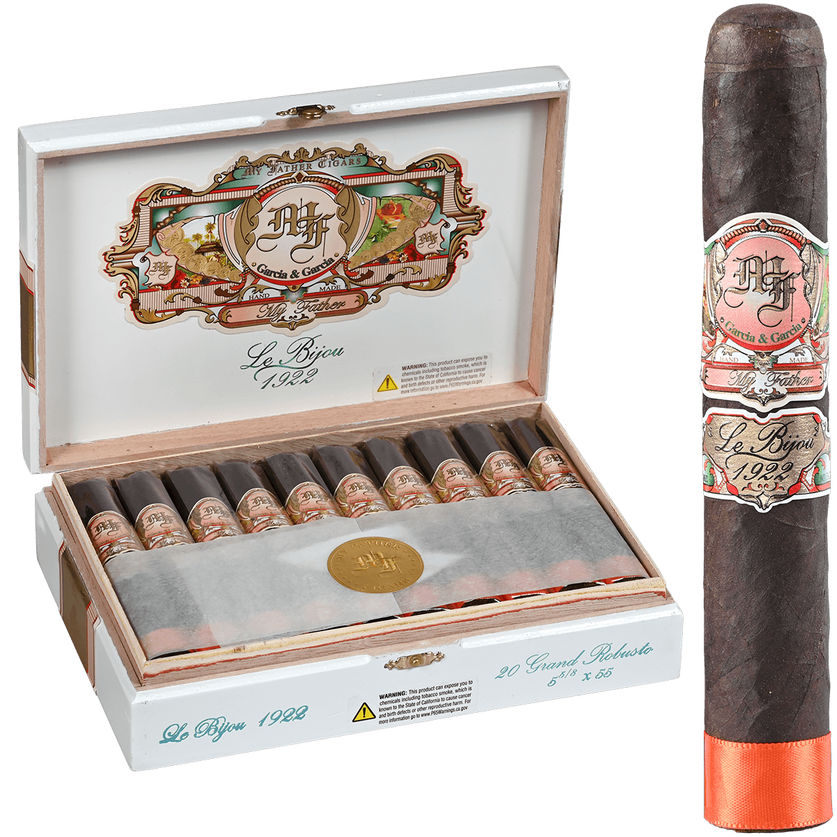 My Father Le Bijou 1922 Grand Robusto 20 Ct. Box 5.63X55