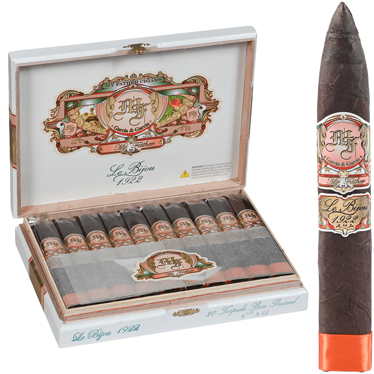 My Father Le Bijou 1922 Torpedo Box Pressed 20Ct. Box 6.12X52