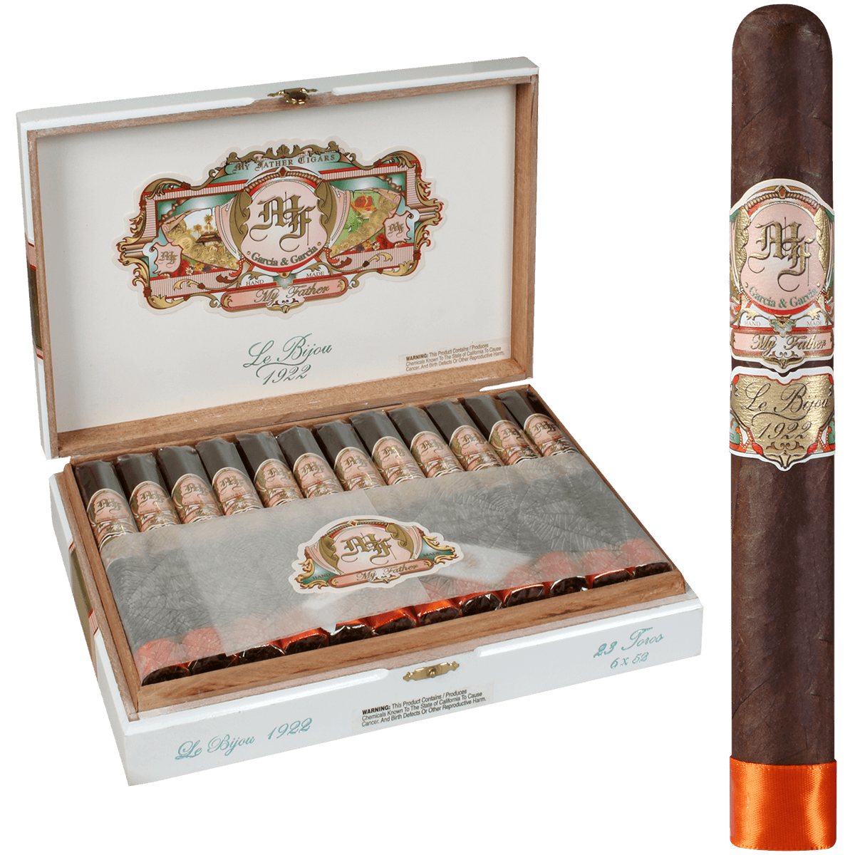 My Father Le Bijou 1922 Toro 23 Ct. Box 6.00X52