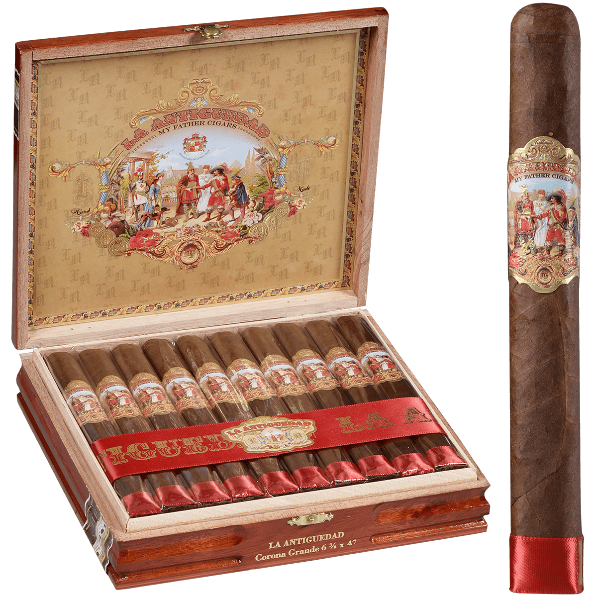 My Father La Antiguedad Corona Grande 20Ct. Box 6 3/8 X 47