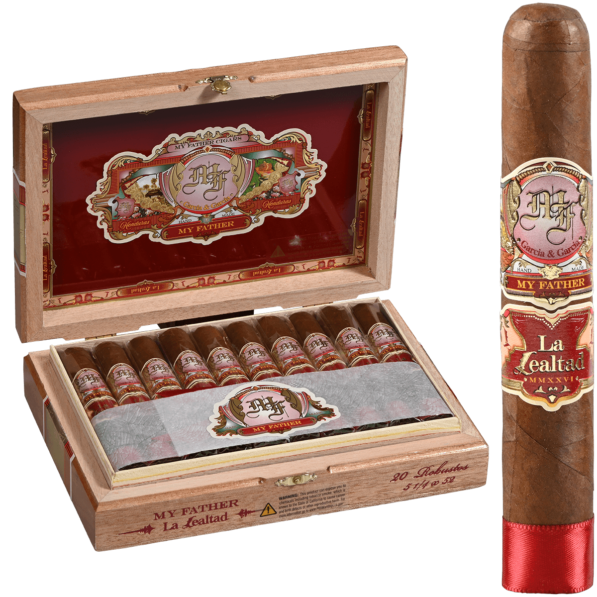 My Father La Lealtad Honduras Robusto 20 Ct. Box 5X54
