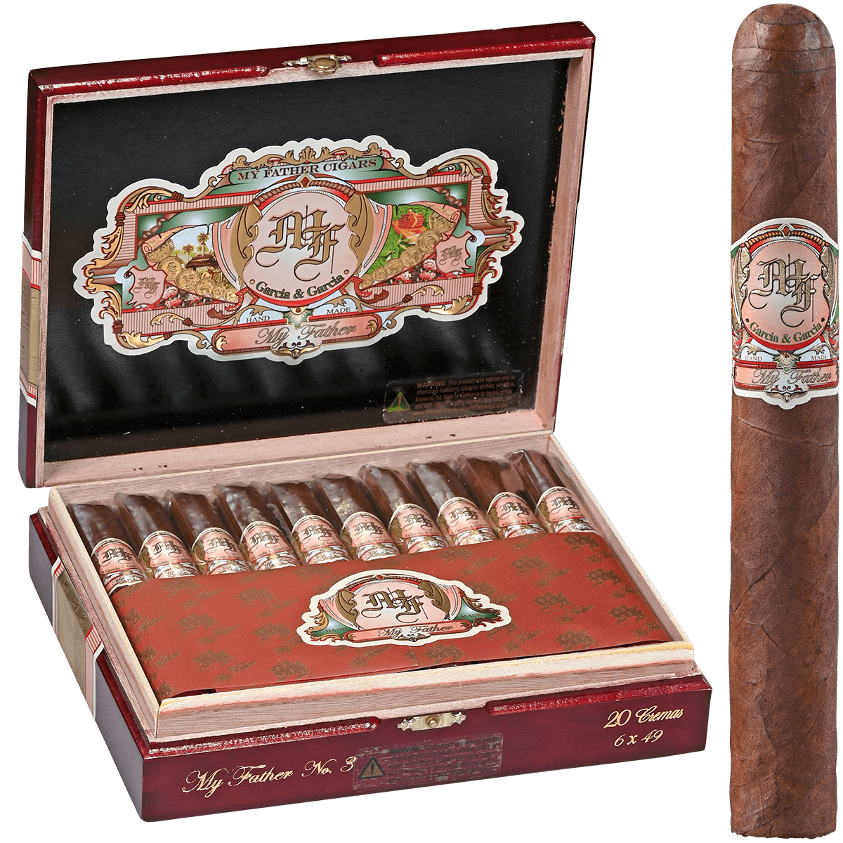 My Father No. 3 Cremas 20 Ct. Box 6.00X49