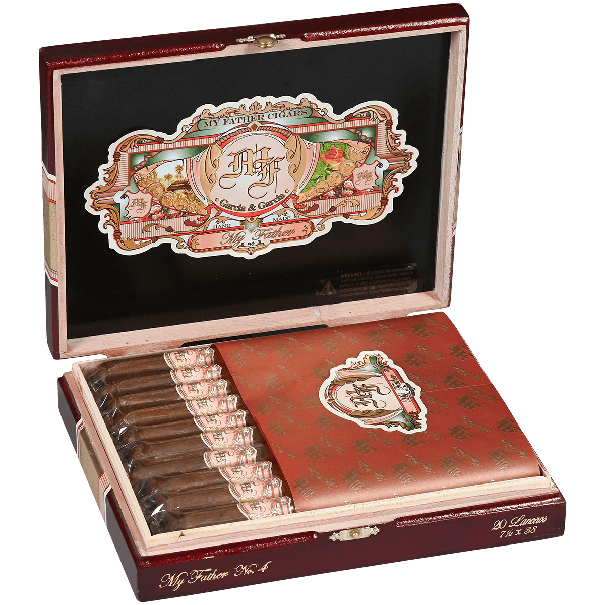 MY FATHER NO. 4 LANCEROS 20 CT. BOX 7.50X38