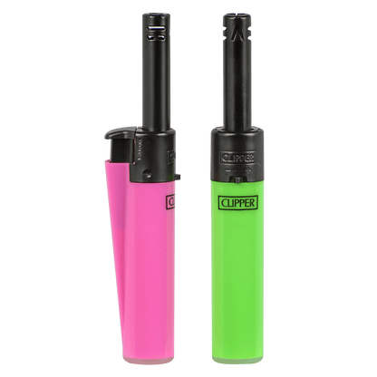 Clipper Mini Tubelighter Assorted Colors 24 Ct Tray