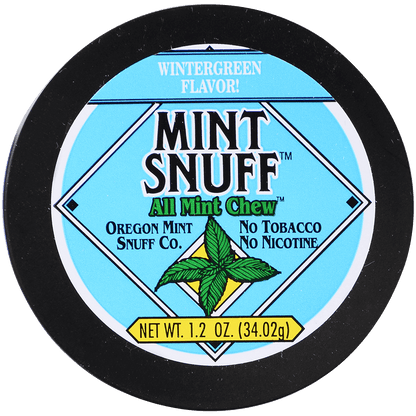 Moist Snuff Non Tobacco Oregon Mint Wintergreen Chew 12'S 1.20 Oz