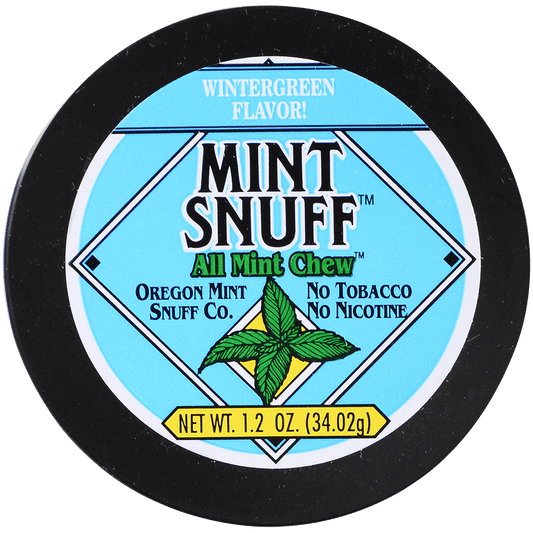 Moist Snuff Non Tobacco Oregon Mint Wintergreen Chew 12'S 1.20 Oz