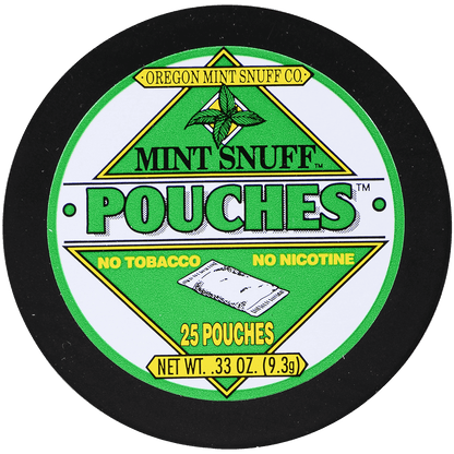 Moist Snuff Non Tobacco Oregon Mint Original Pouches 12'S .33 Oz