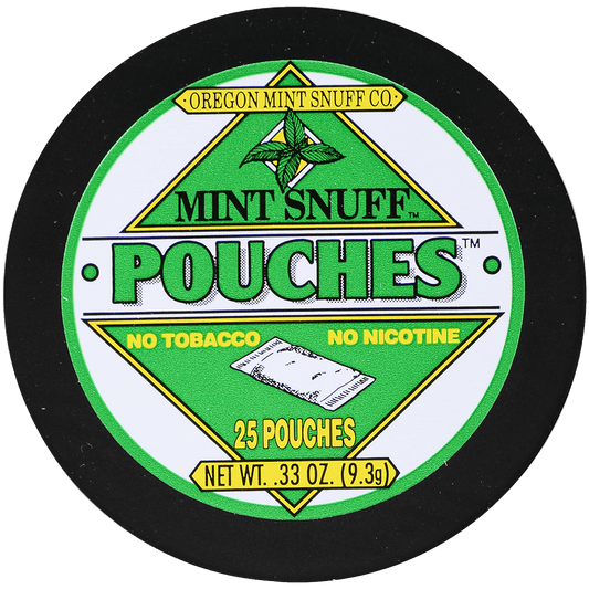 Moist Snuff Non Tobacco Oregon Mint Original Pouches 12'S .33 Oz