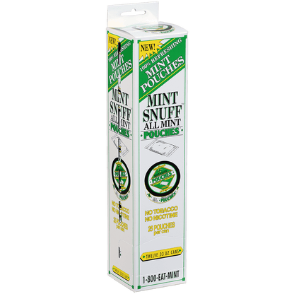 Moist Snuff Non Tobacco Oregon Mint Original Pouches 12'S .33 Oz