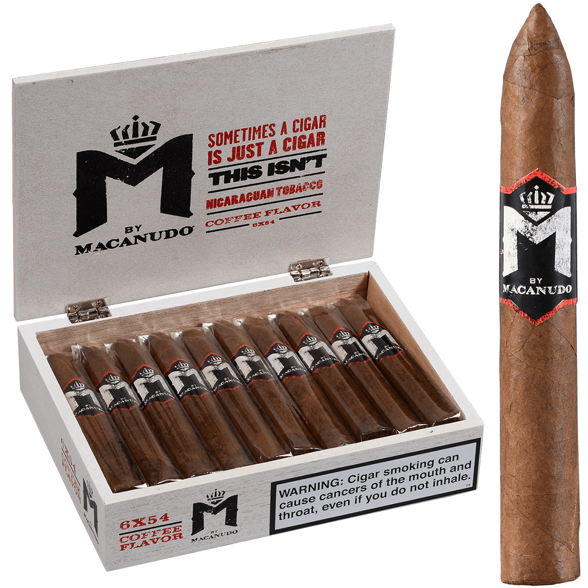 M By Macanudo Belicoso 20 Ct. Box 6.00X54