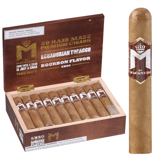 M Bourbon By Macanudo Robusto 20 Ct. Box 5.00X50