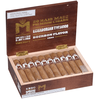M Bourbon By Macanudo Robusto 20 Ct. Box 5.00X50