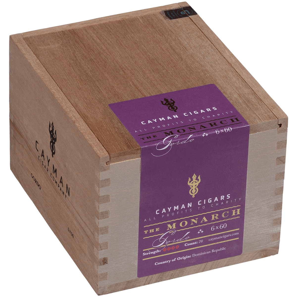 Cayman Cigars Monarch Gordo 20 Ct. Box 6.00X60