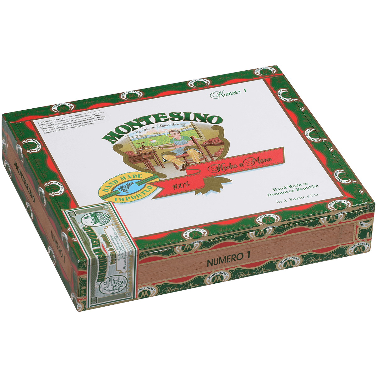 Montesino No. 1 Natural 25 Ct. Box 6.87X43