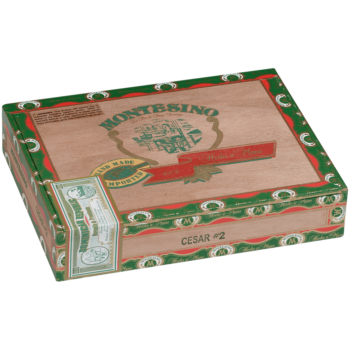Montesino No. 2 Natural 25 Ct. Box 6.25X44