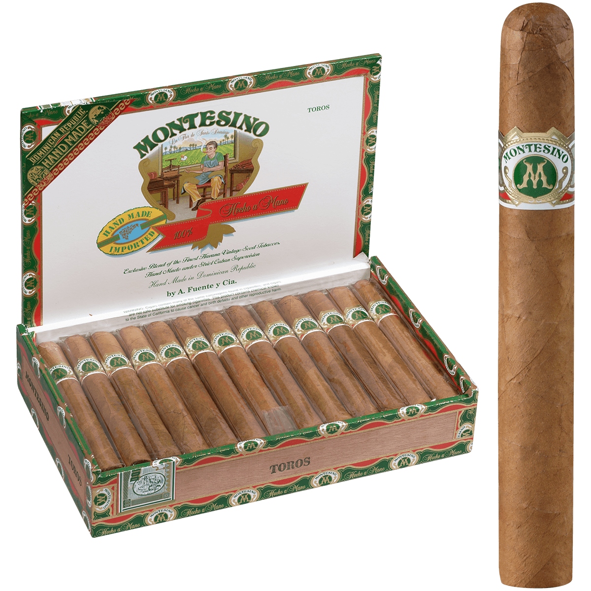 Montesino Toro Natural 25 Ct. Box 6.00X50
