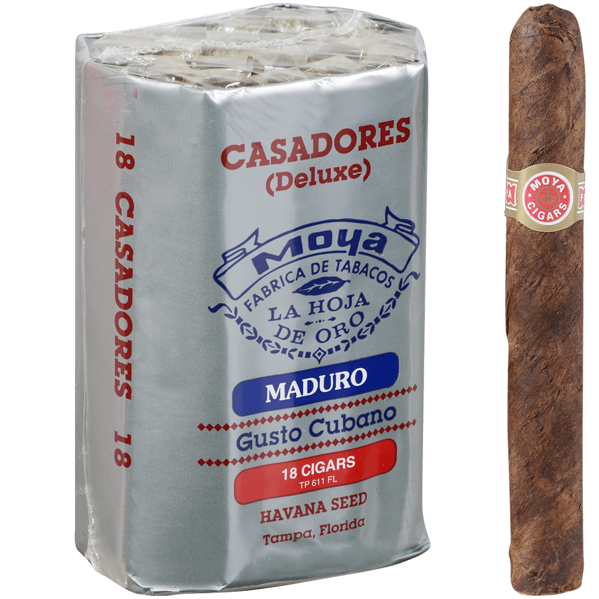 Moya Cazadores Maduro 18 Ct. Bundle 5.50X48