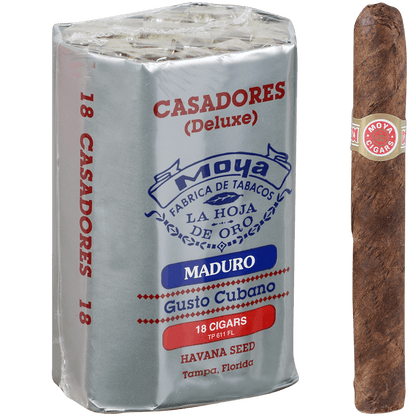 Moya Cazadores Maduro 18 Ct. Bundle 5.50X48