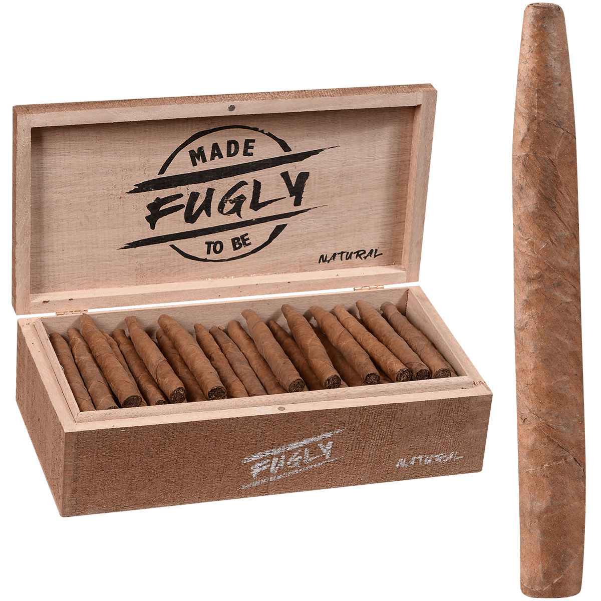 Fugly By Artista Cigars Natural Cheroots By Artista Cigars 100 Ct. Box